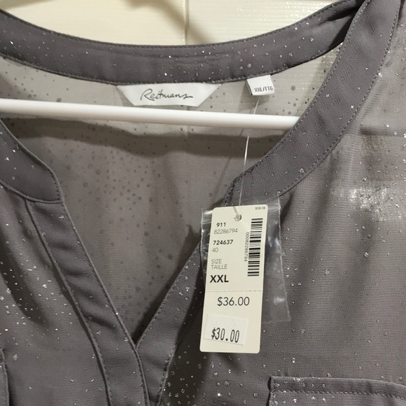 3/$20
New Reitman’s Sparkly Blouse - Picture 2 of 4